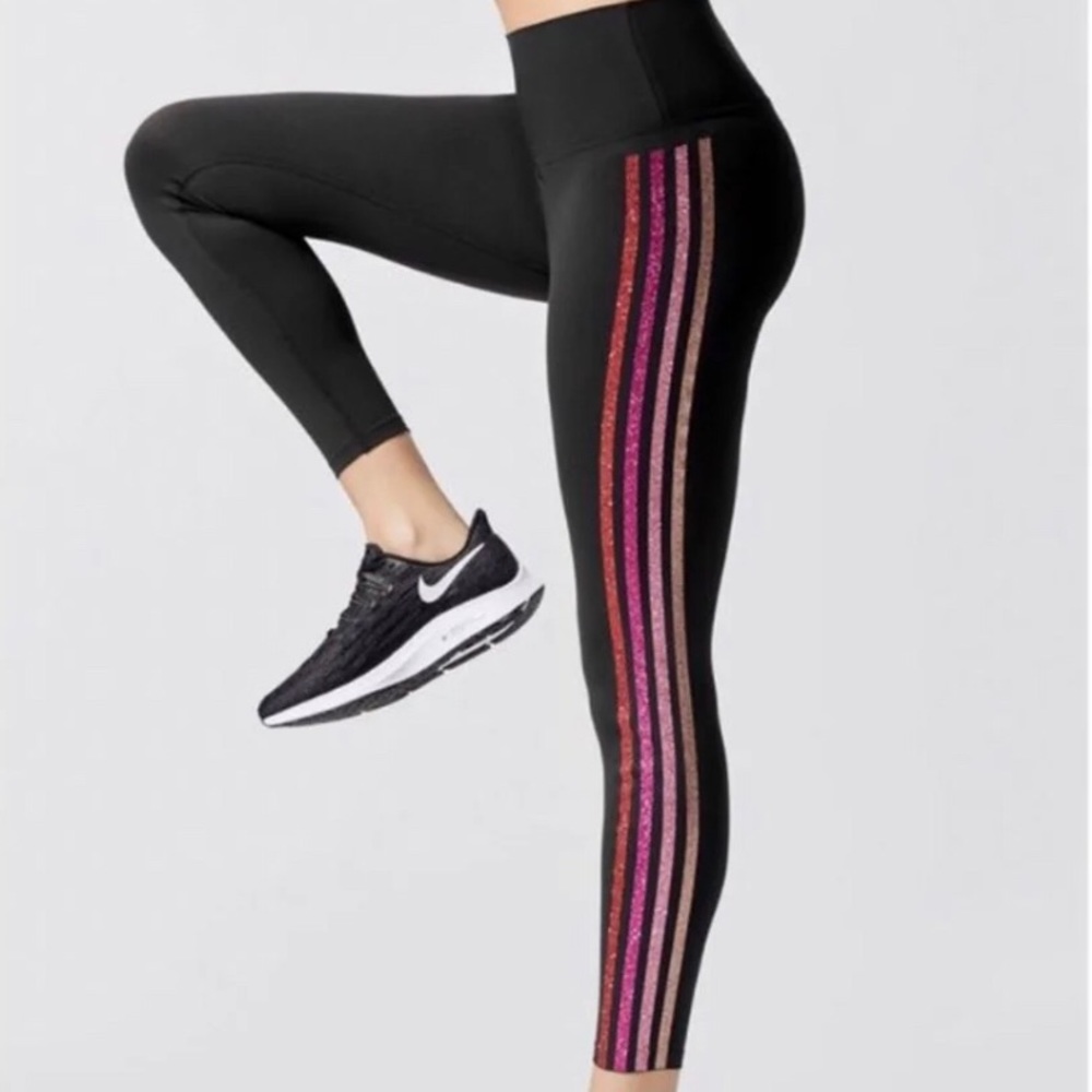 Beach Riot The Jade striped leggings